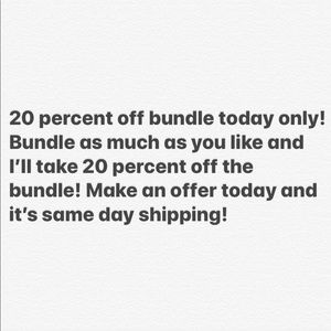 I will also accept any reasonable offers.